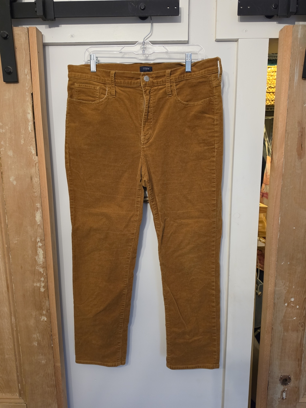 J. Crew Women's Corduroy Pants in Mustard Brown (32)